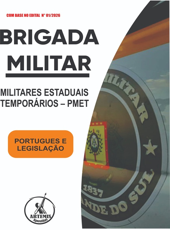 Apostila Brigada Militar - RS 2026 - Militares Temporários